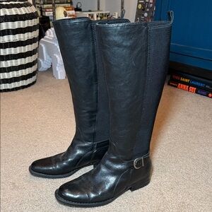 Born Black Pull-on Riding Boots